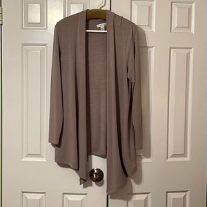 Christopher & Banks oatmeal cardigan XL